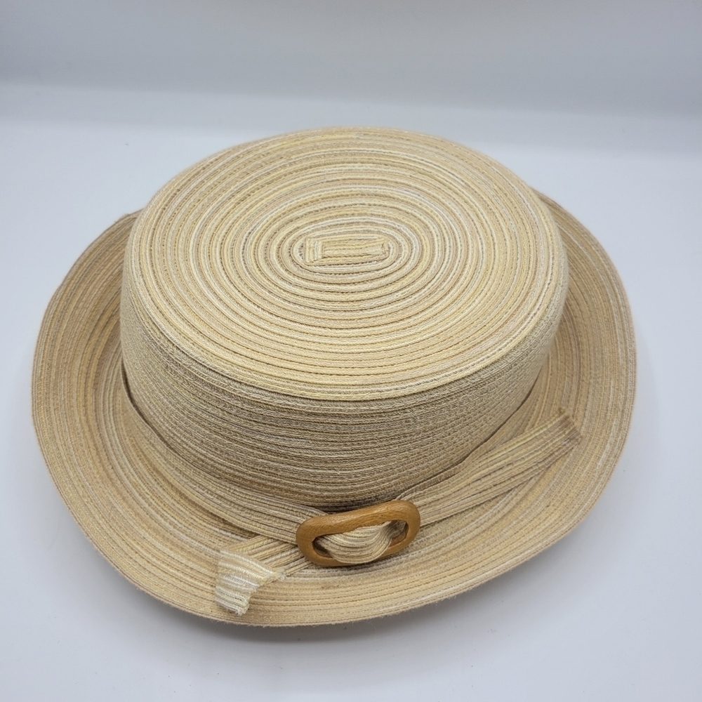 Scala Poly Straw Hat One Size - image 1